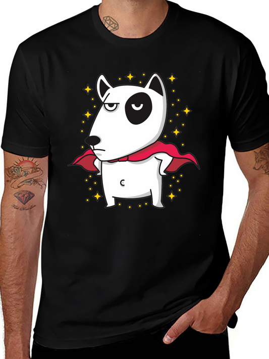 Cool Dog Superhero Graphic Tee