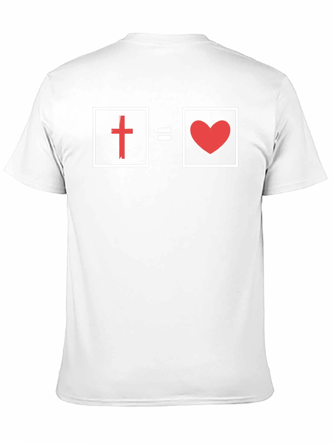 Cross Equals Love Graphic T-Shirt