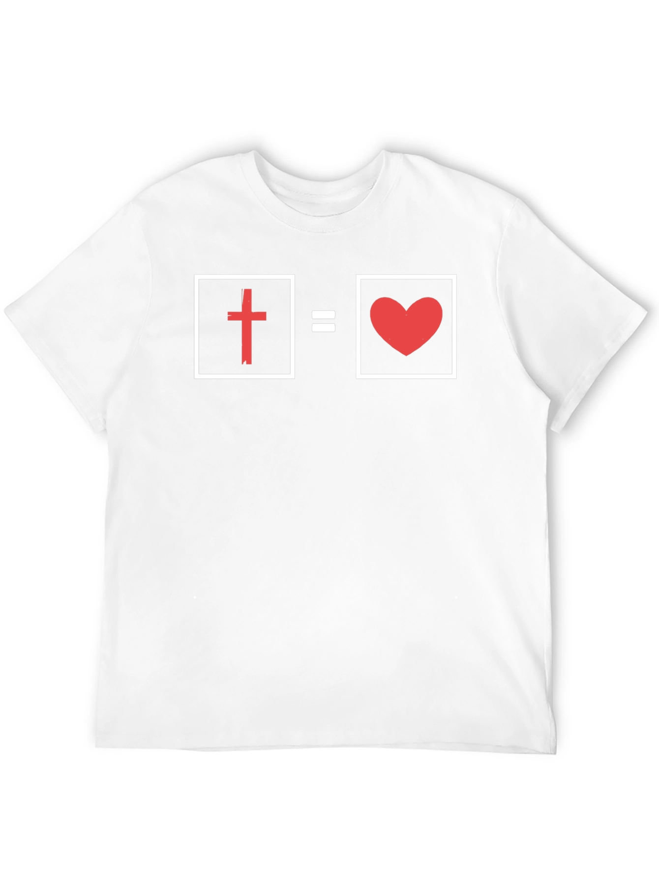 Cross Equals Love Graphic T-Shirt