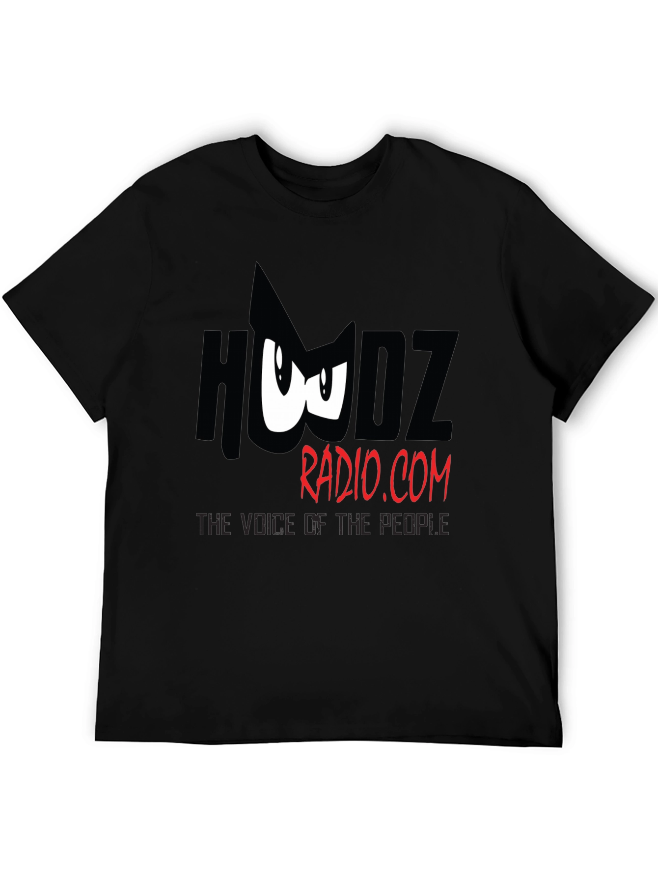Hudz Radio T-Shirt - Black Cotton Graphic Tee