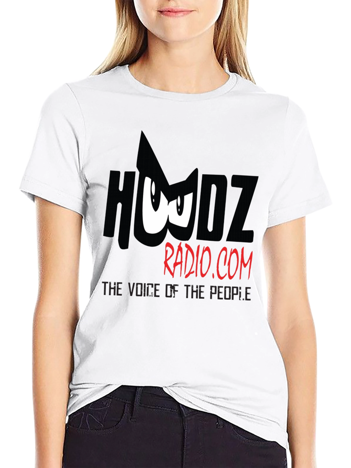 Hudz Radio T-Shirt - Black Cotton Graphic Tee
