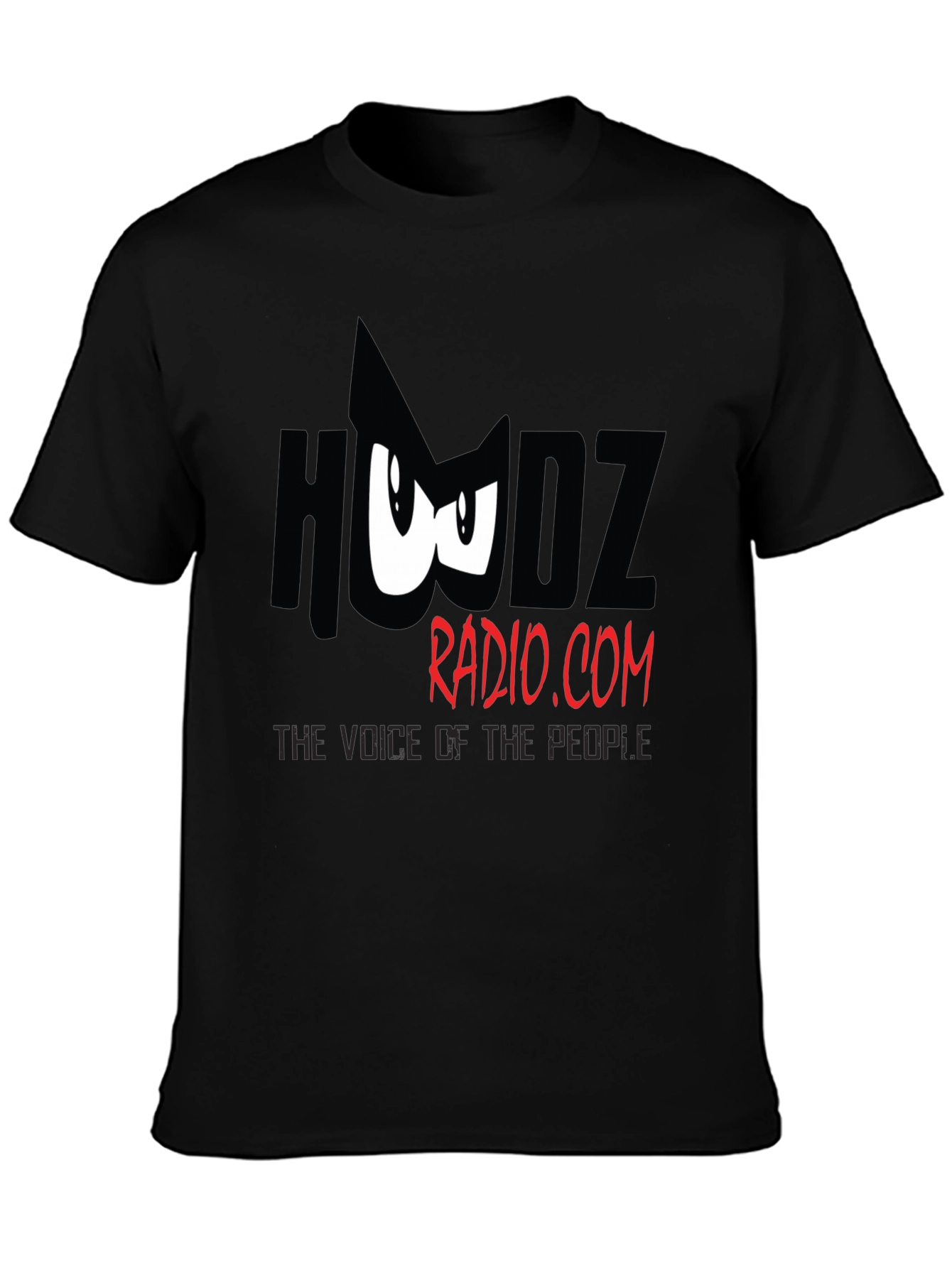 Hudz Radio T-Shirt - Black Cotton Graphic Tee