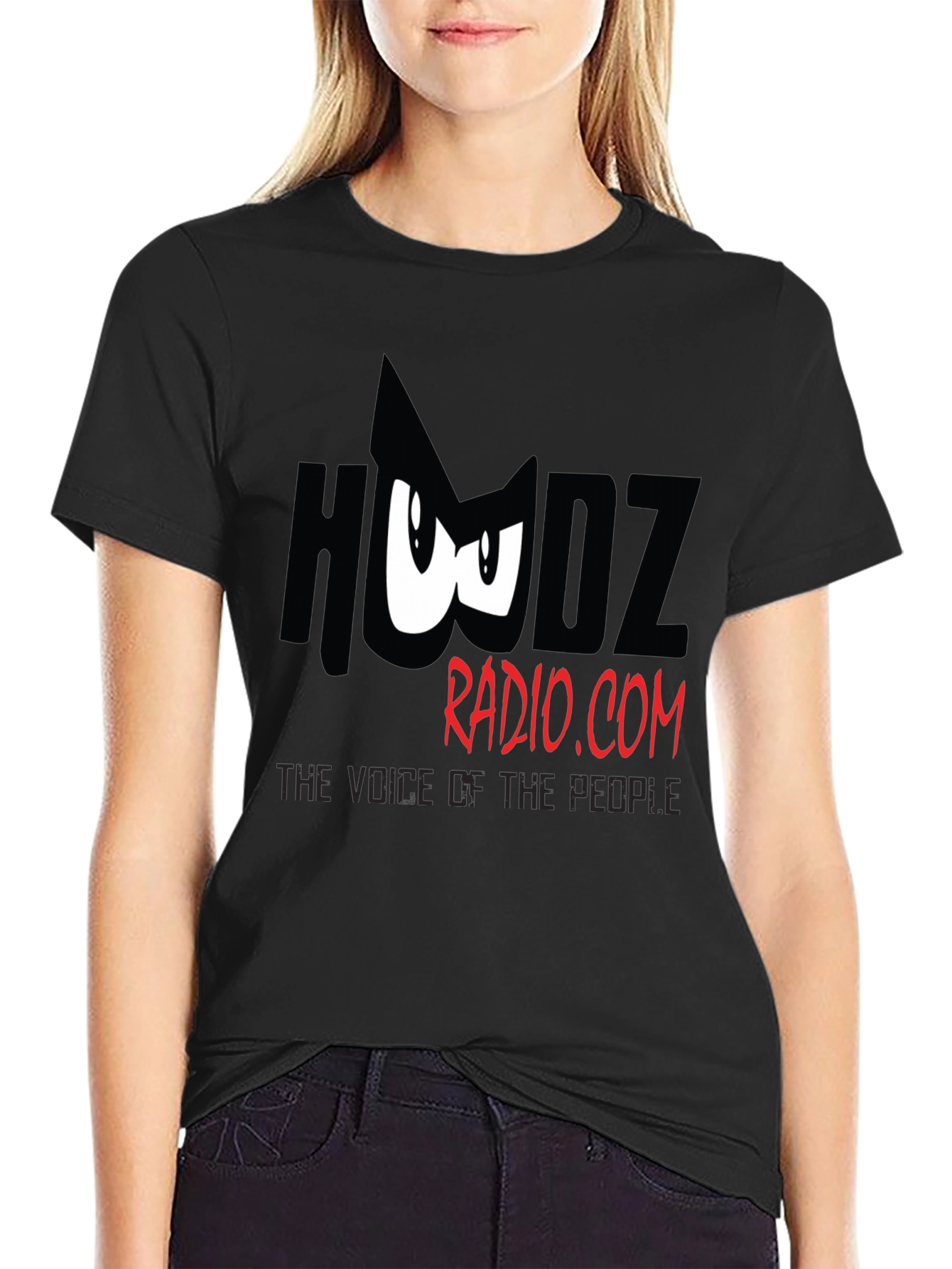 Hudz Radio T-Shirt - Black Cotton Graphic Tee
