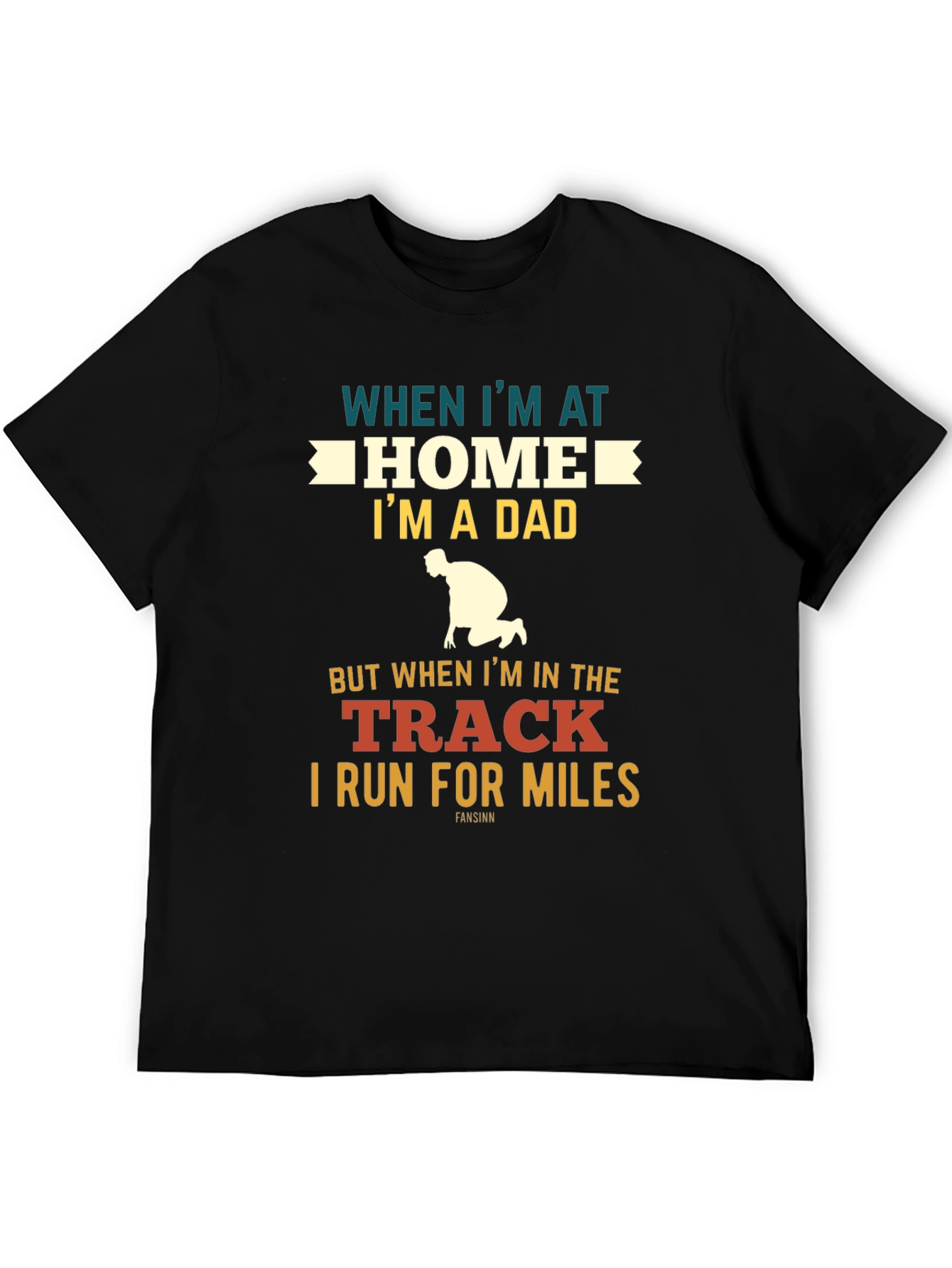 Dad Runner T-Shirt: Home vs. Track