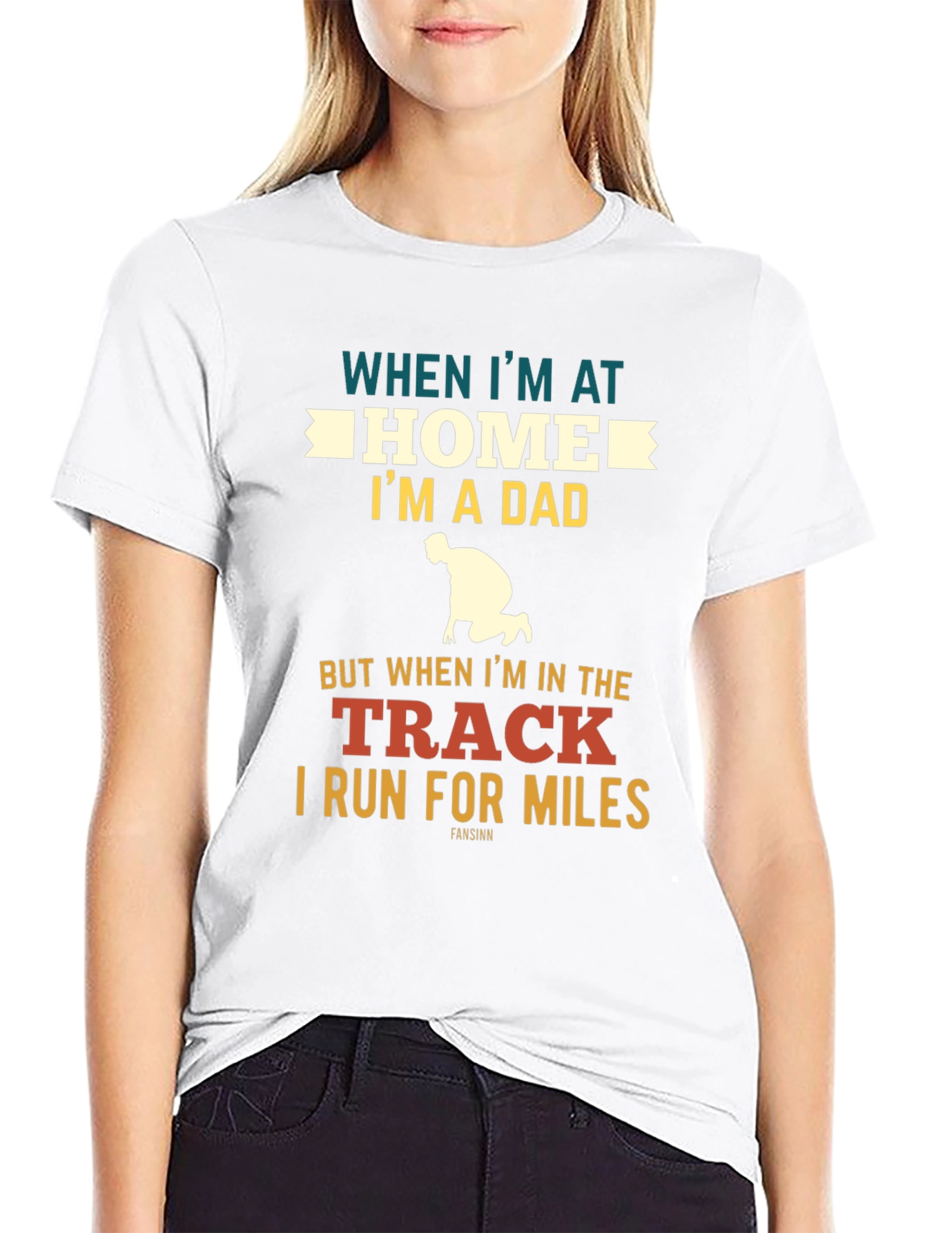 Dad Runner T-Shirt: Home vs. Track