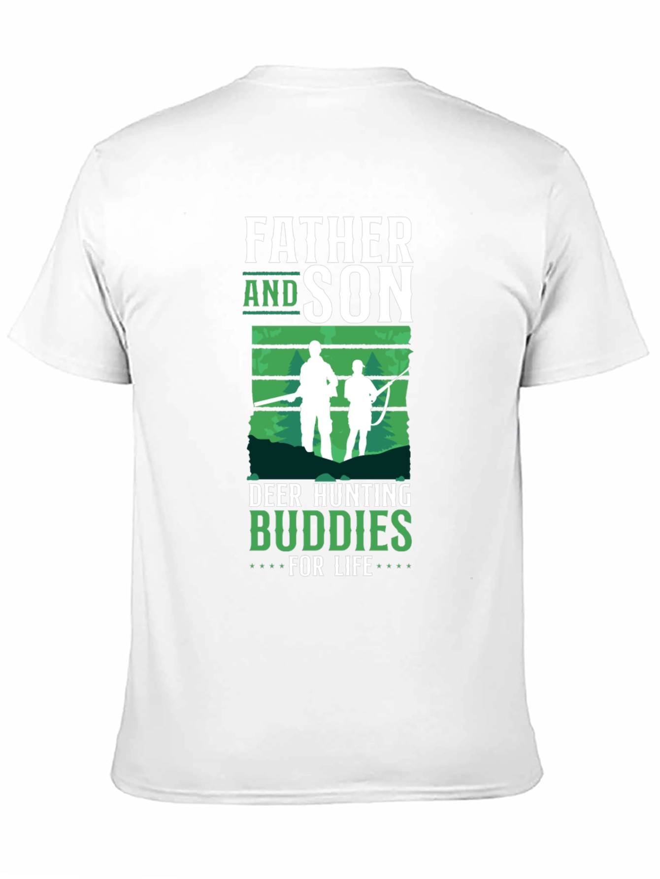 Father and Son Deer Hunting Buddies T-Shirt