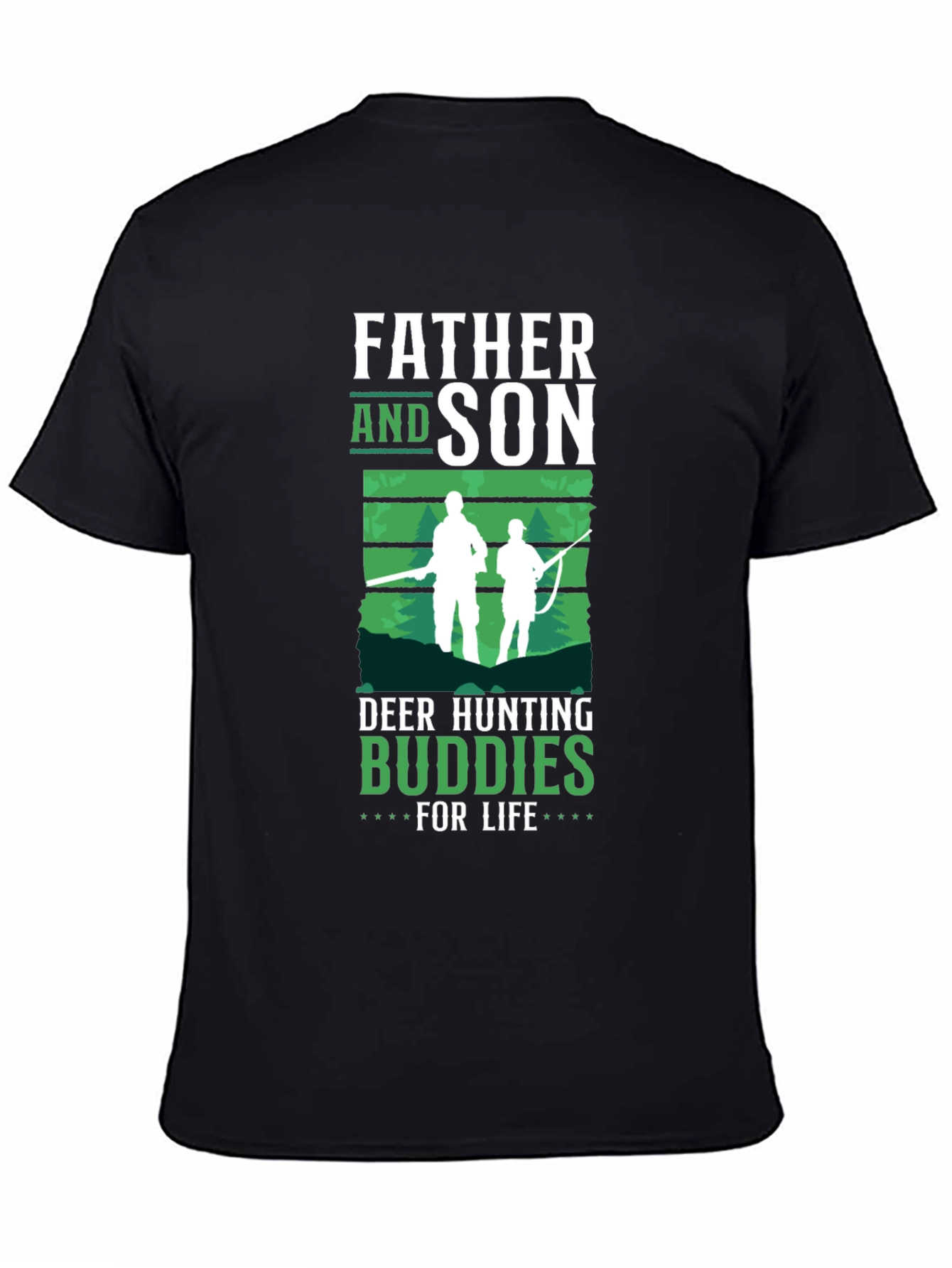 Father and Son Deer Hunting Buddies T-Shirt