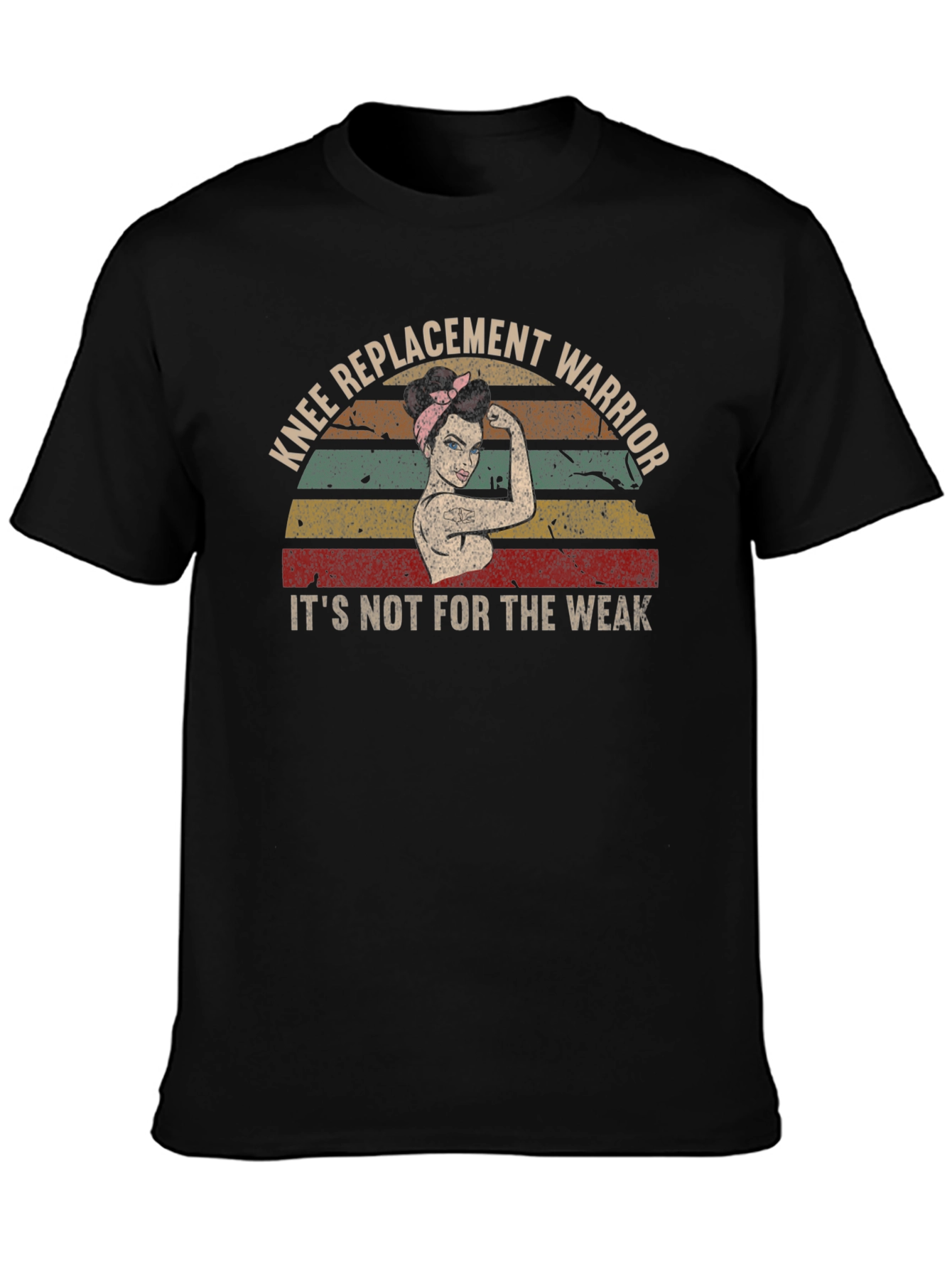 Knee Replacement Warrior Graphic T-Shirt
