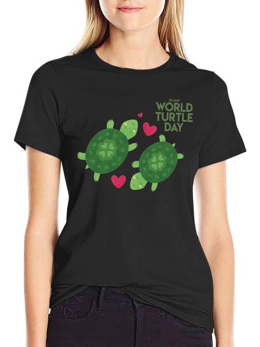 World Turtle Day Graphic Tee - Black