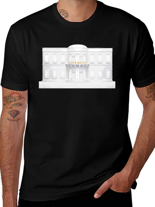 Black Givenchy Building T-Shirt
