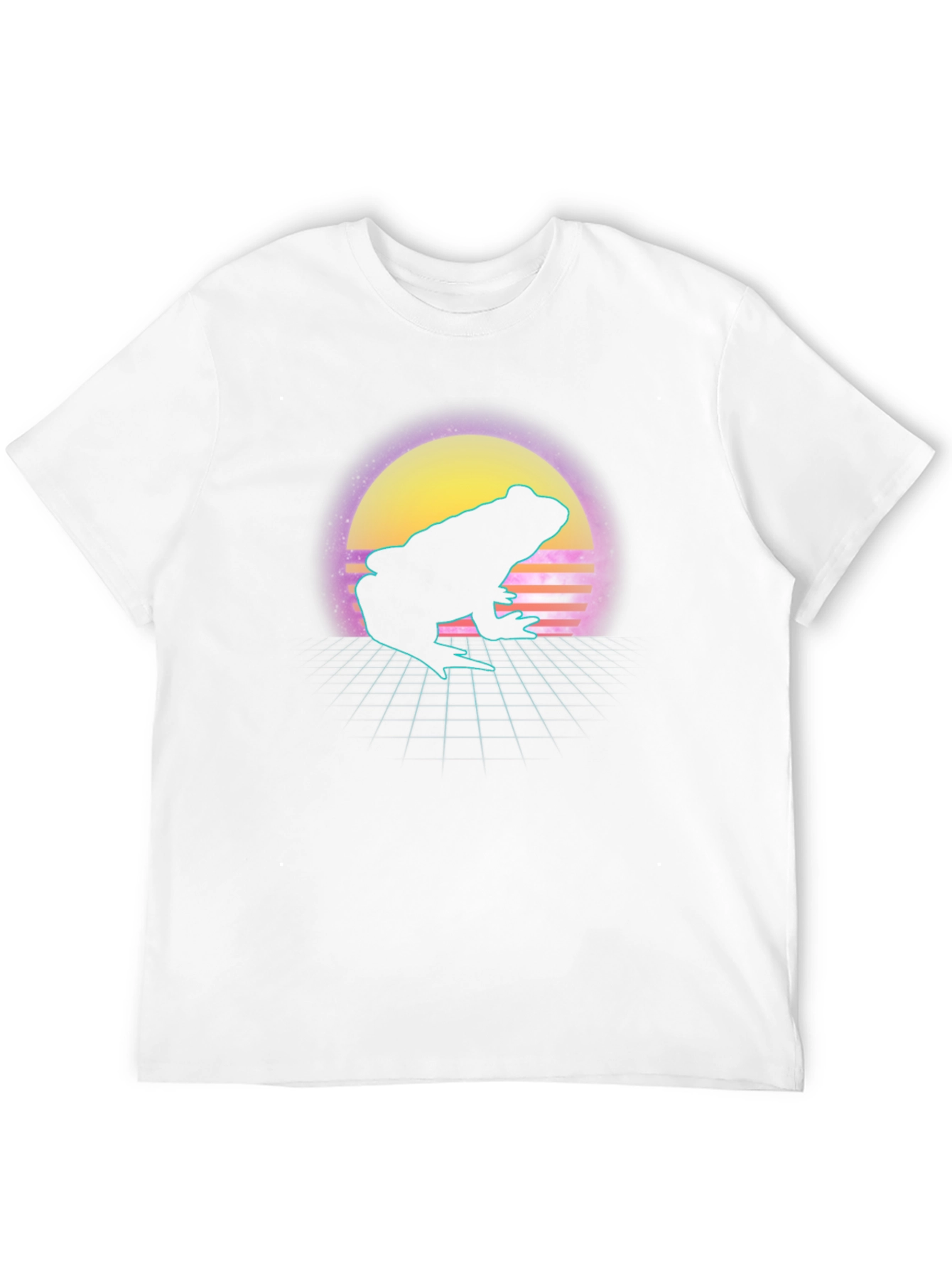 Retro Frog T-Shirt - Synthwave Style