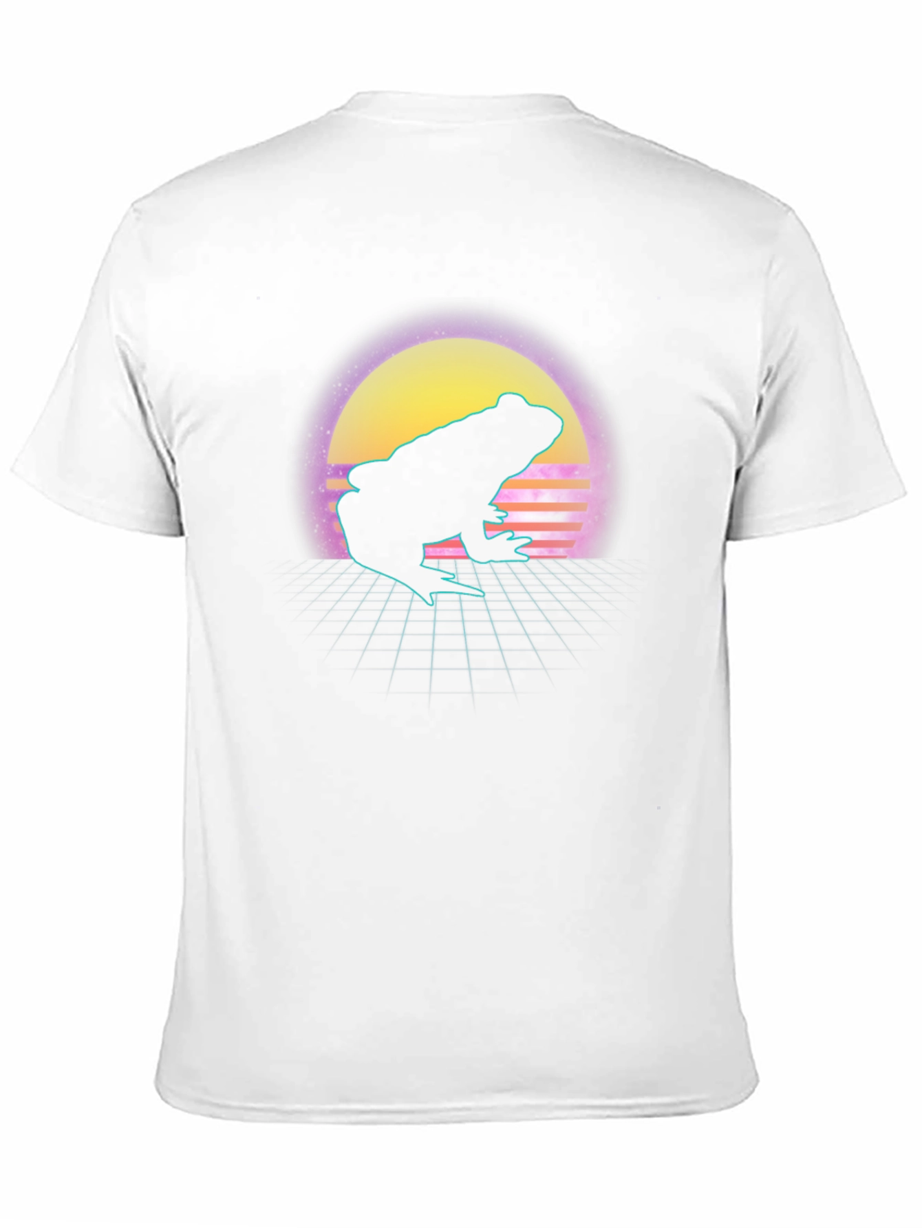 Retro Frog T-Shirt - Synthwave Style