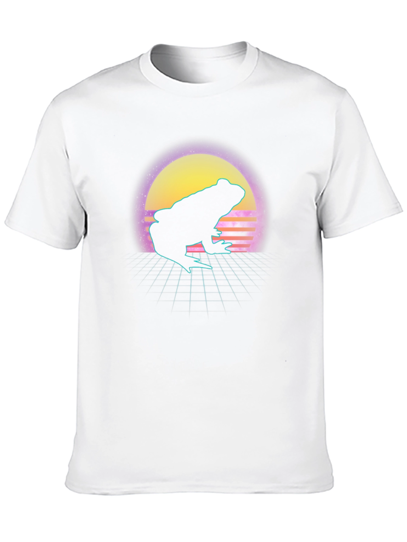 Retro Frog T-Shirt - Synthwave Style
