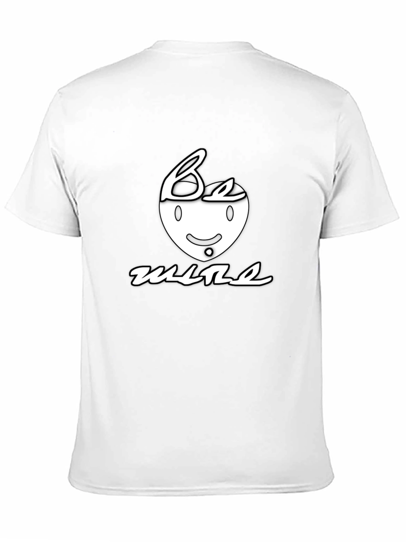 Be Mine Graphic Print Black T-Shirt