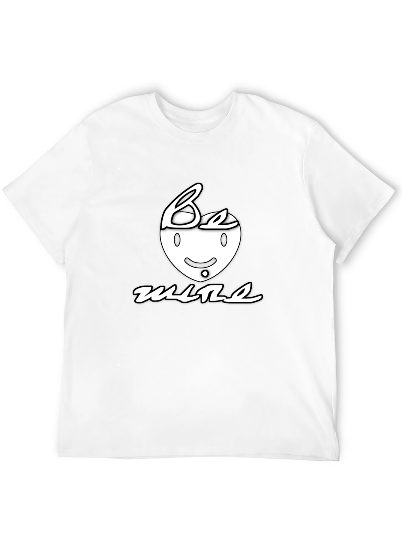 Be Mine Graphic Print Black T-Shirt