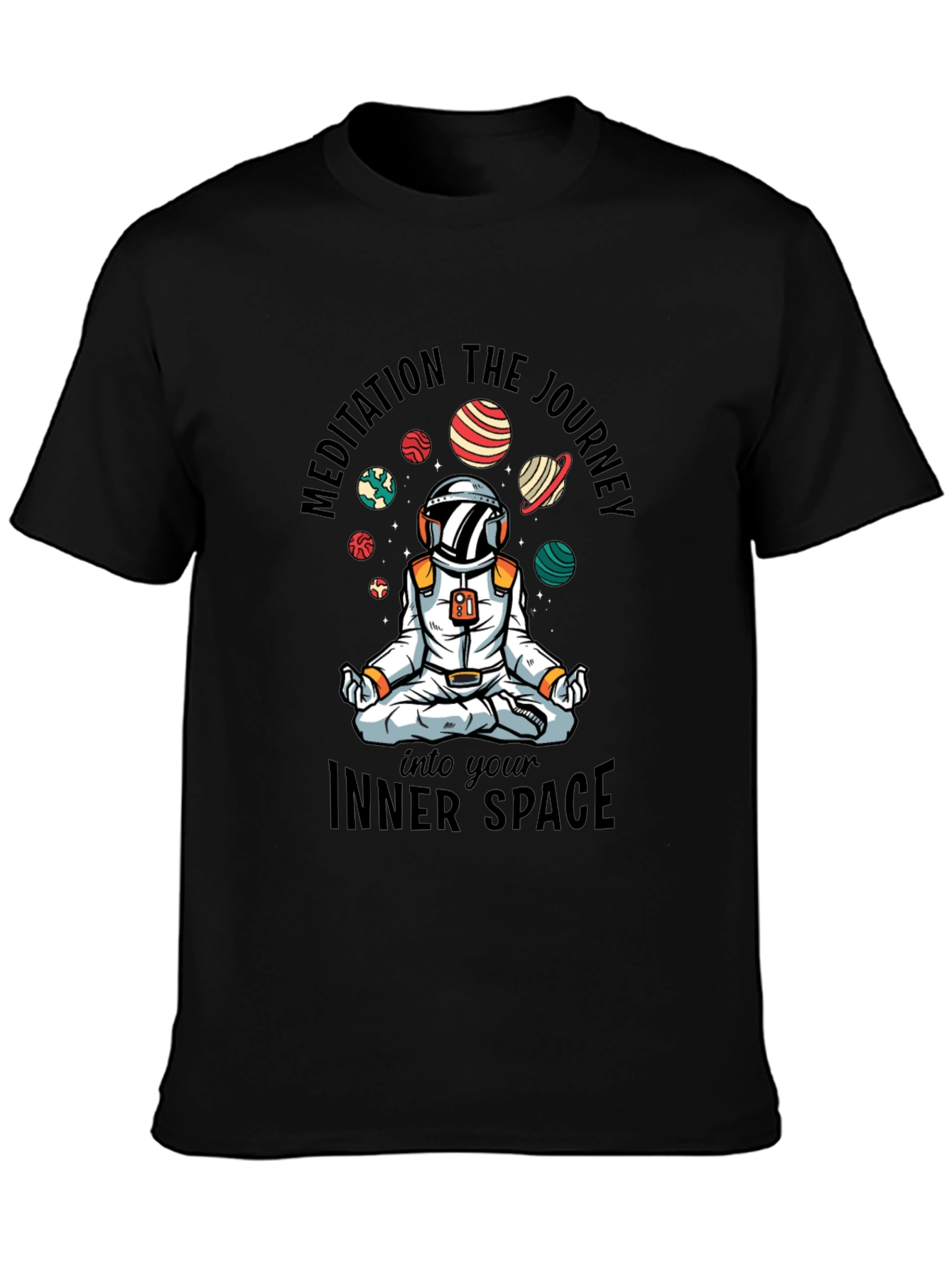 Astronaut Meditation Journey T-Shirt