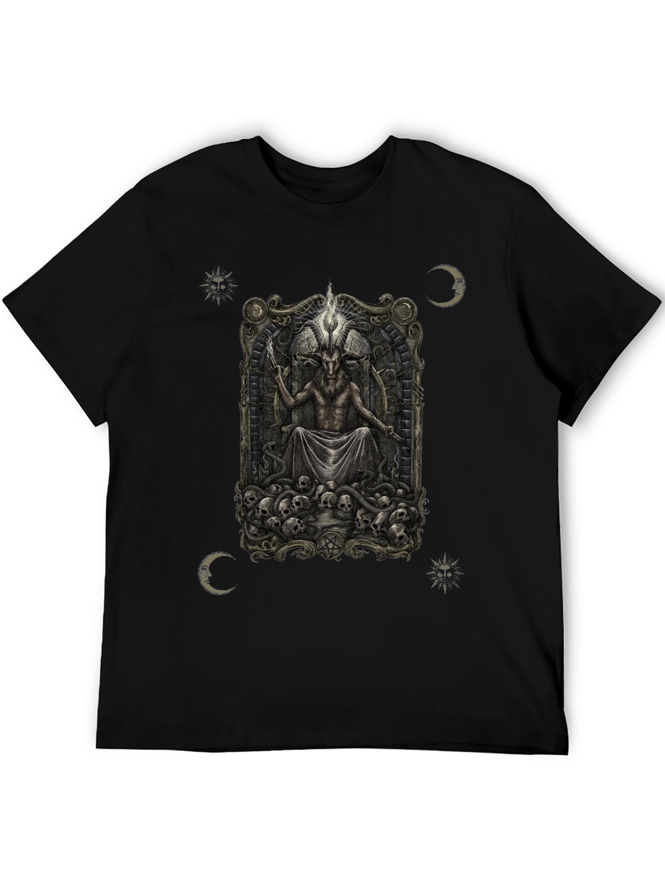 Occult Baphomet Graphic T-Shirt - Dark Satanic Tee
