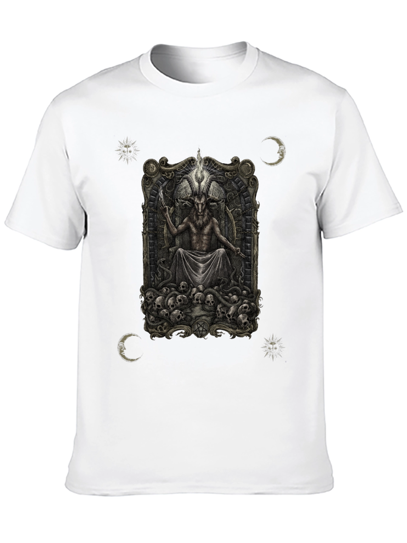 Occult Baphomet Graphic T-Shirt - Dark Satanic Tee