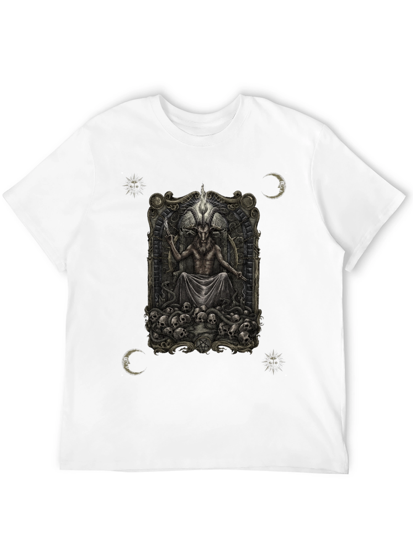 Occult Baphomet Graphic T-Shirt - Dark Satanic Tee