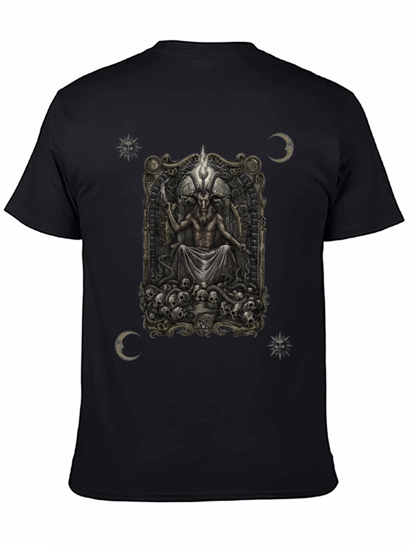 Occult Baphomet Graphic T-Shirt - Dark Satanic Tee