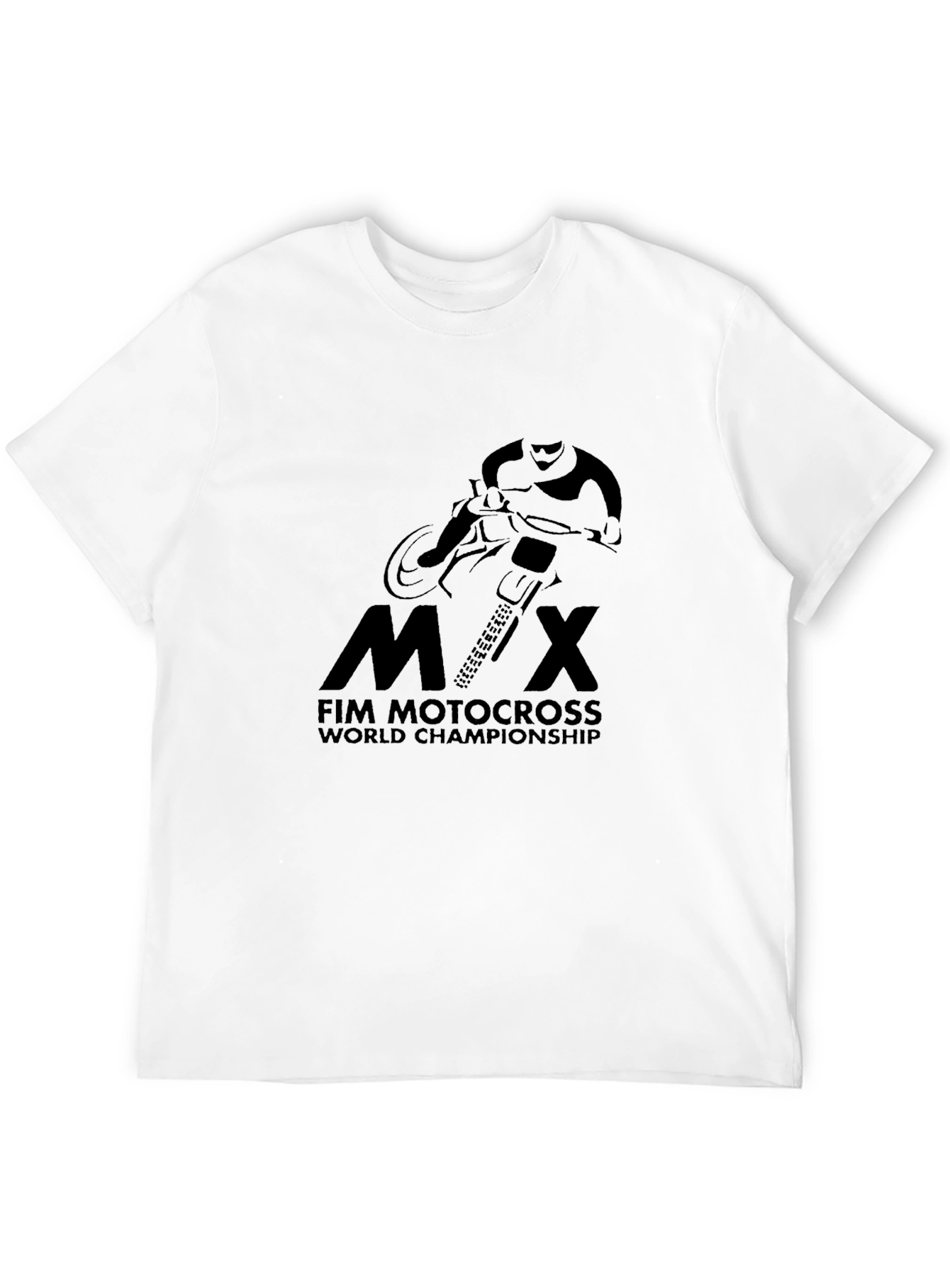 FIM Motocross World Championship Black T-Shirt