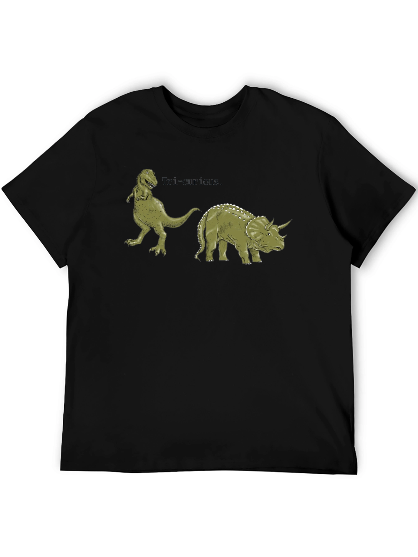 Tri-Curious Dinosaur Graphic Tee