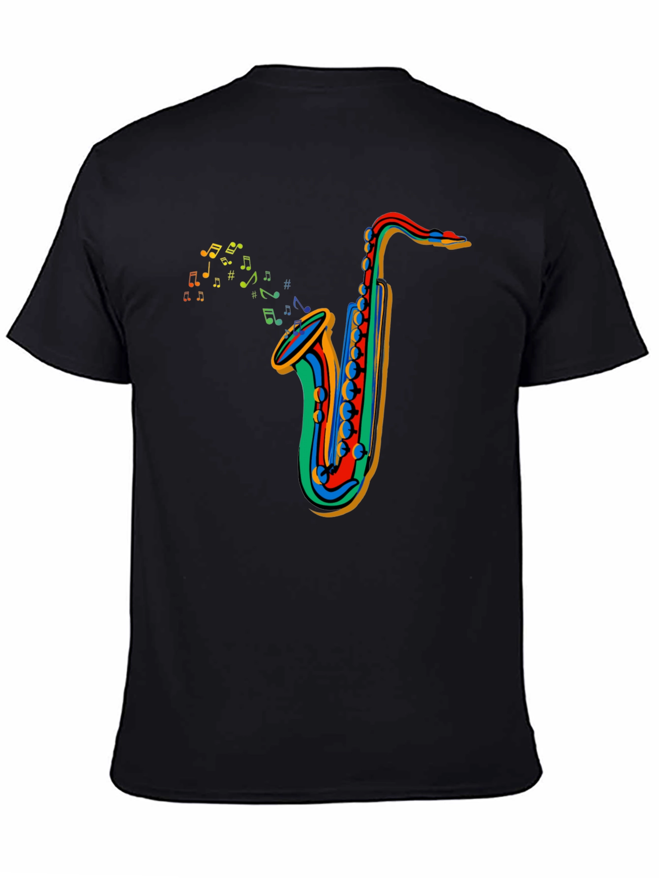 Colorful Saxophone Music T-Shirt