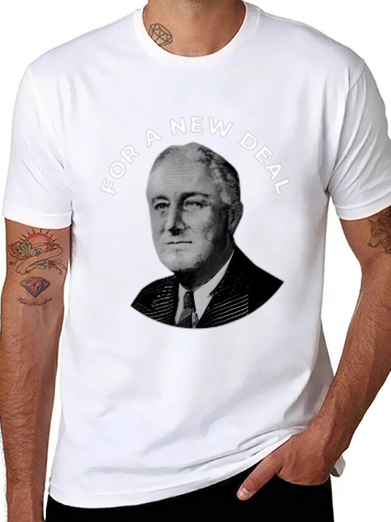 FDR New Deal T-Shirt - Political Statement Tee