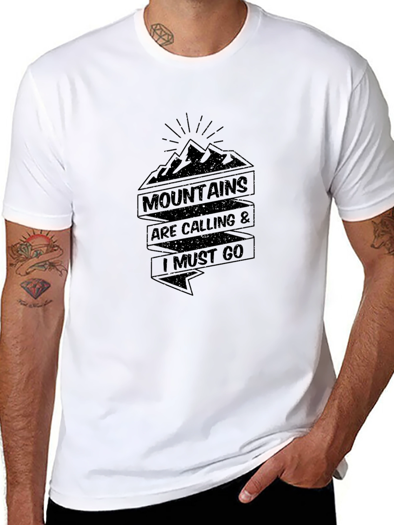 Mountains Are Calling T-Shirt - Adventure Awaits