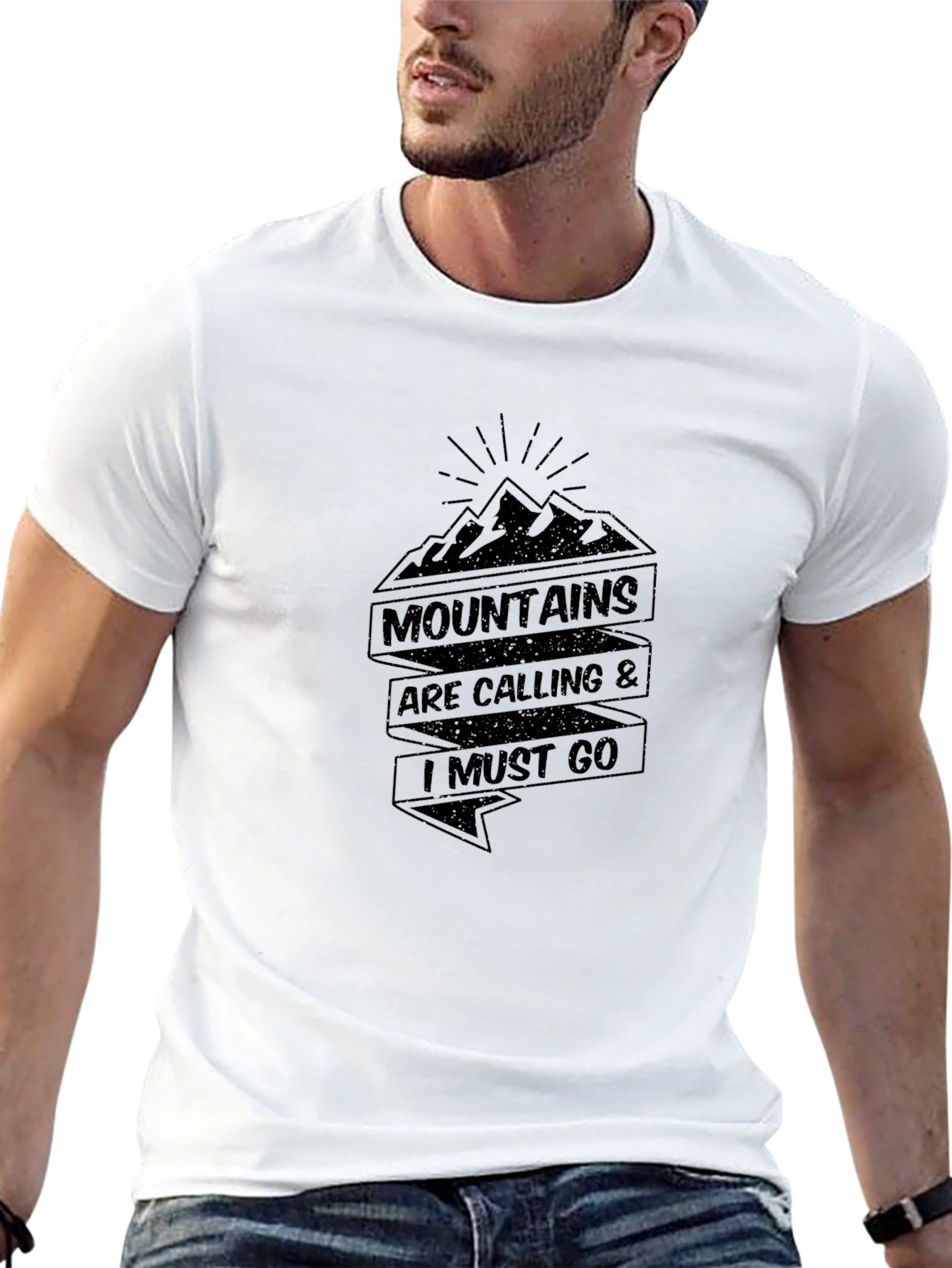 Mountains Are Calling T-Shirt - Adventure Awaits