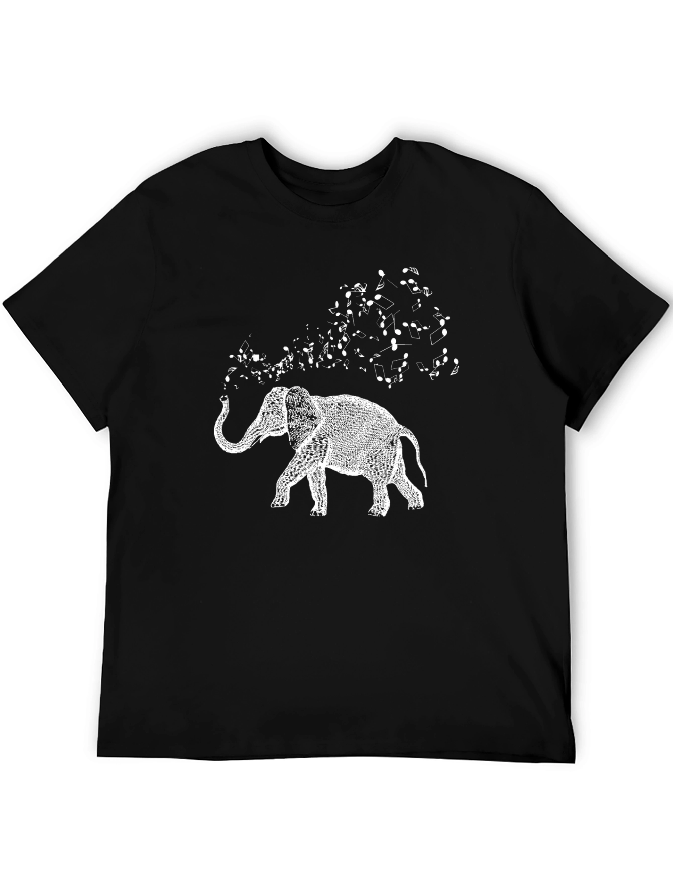 Elephant Music T-Shirt - Unique Graphic Tee
