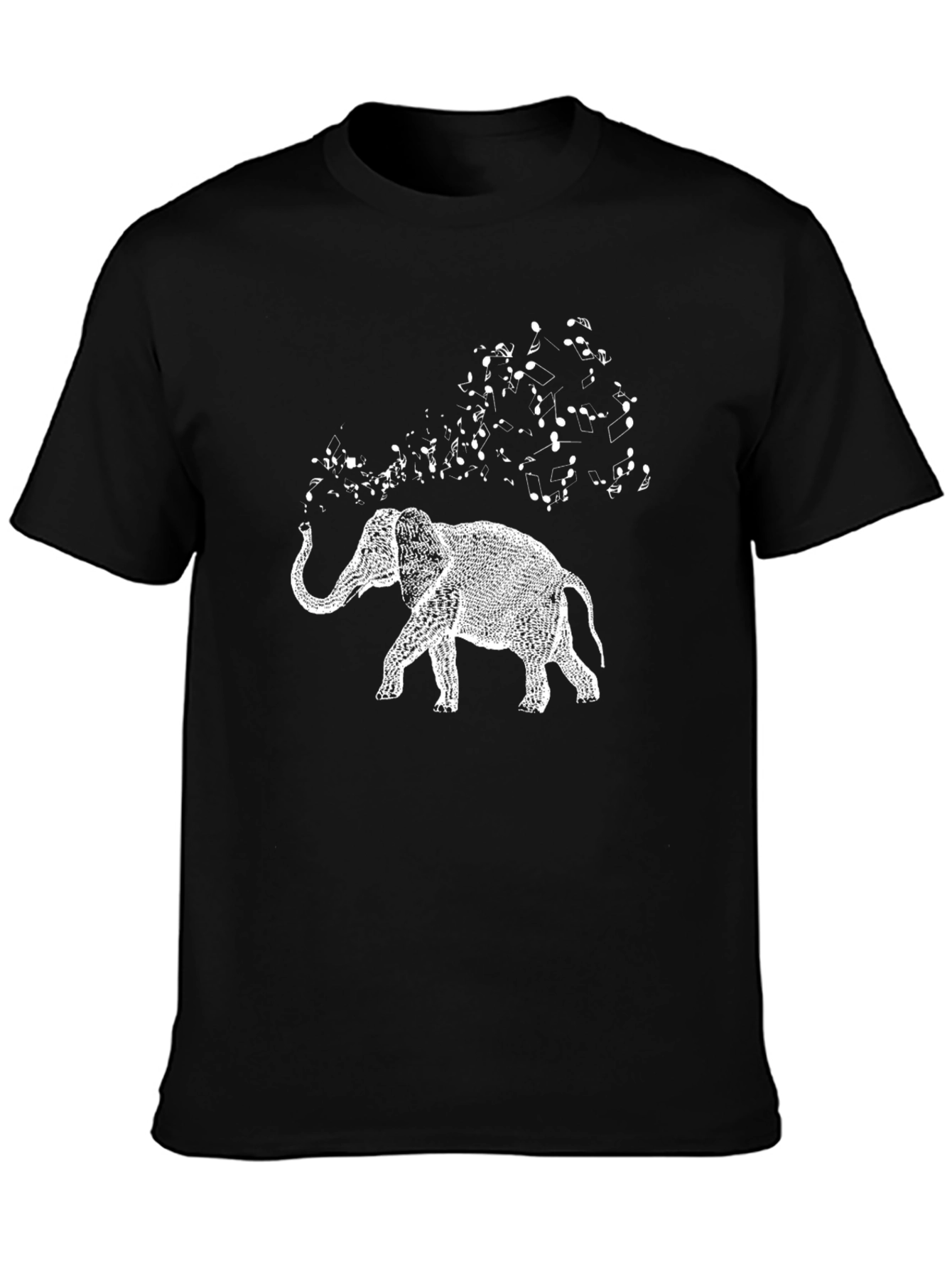 Elephant Music T-Shirt - Unique Graphic Tee