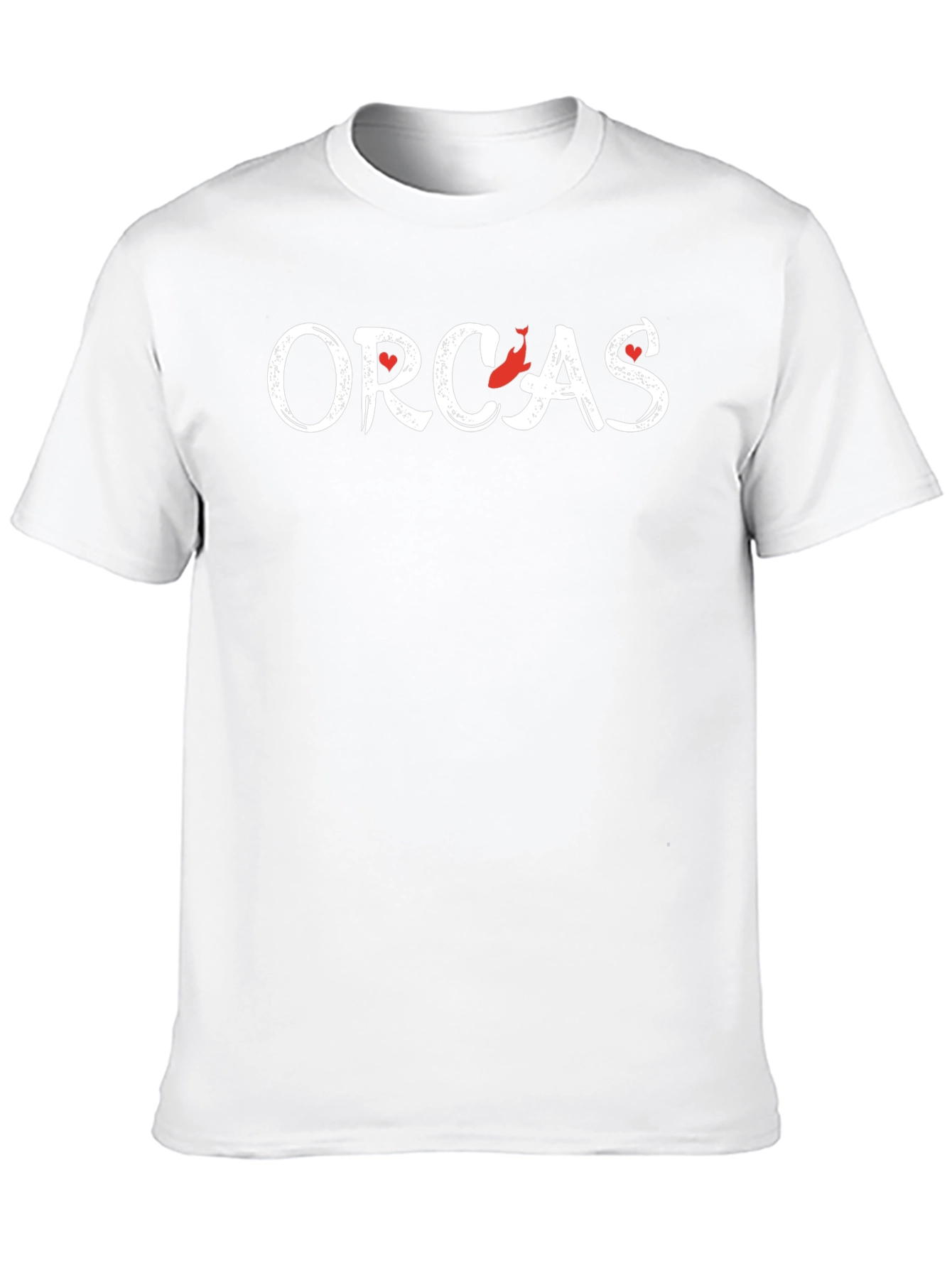 Orcas Whale Lover Black Graphic Tee