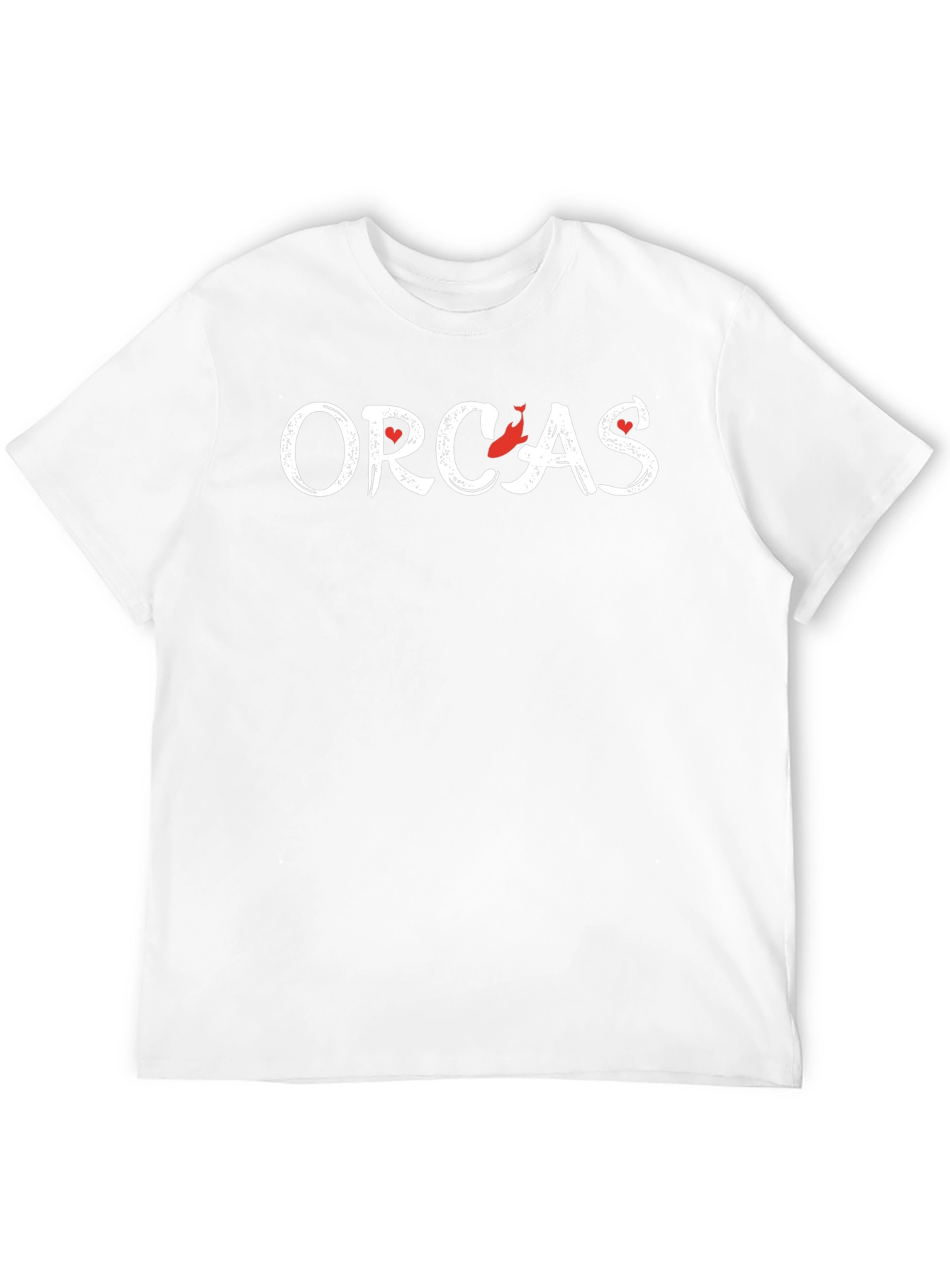 Orcas Whale Lover Black Graphic Tee