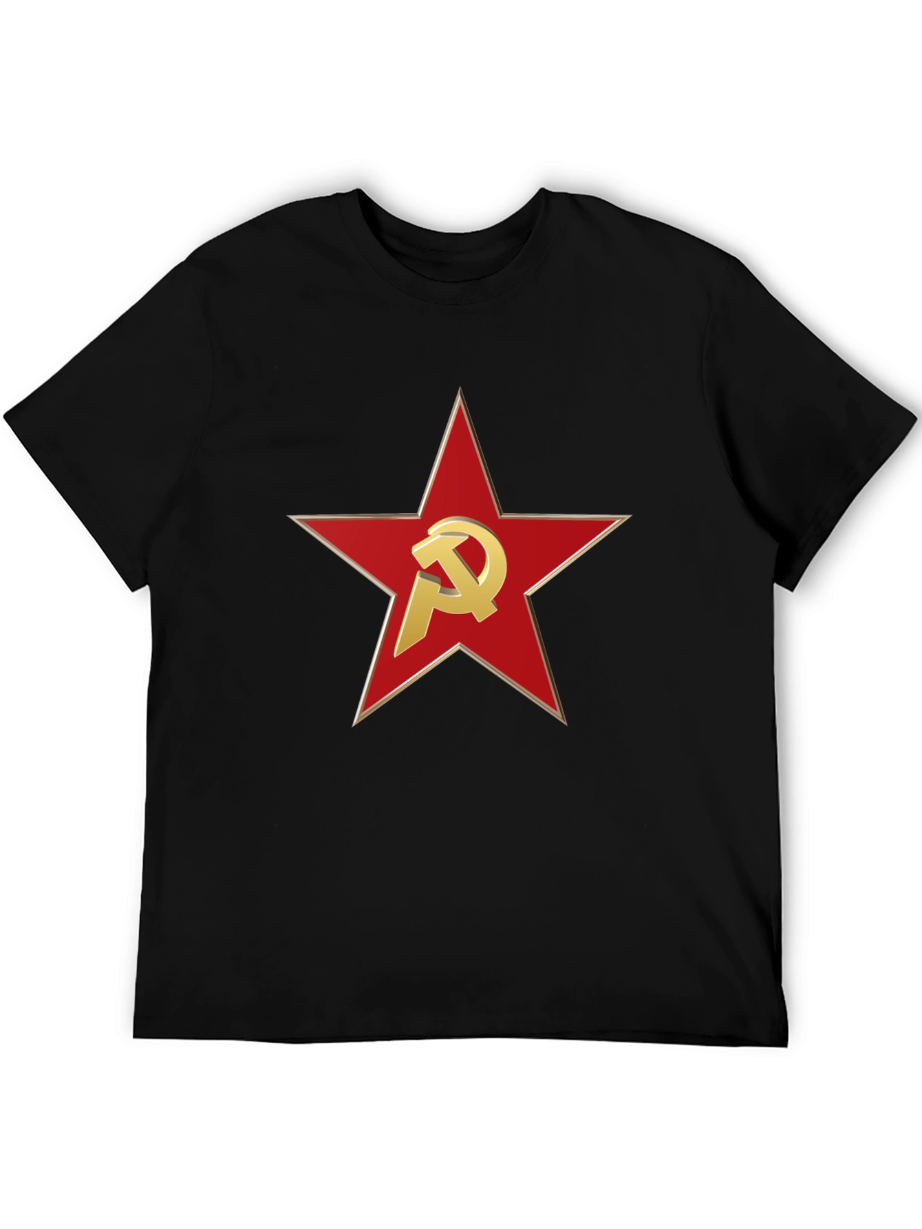 Hammer & Sickle Red Star Graphic T-Shirt
