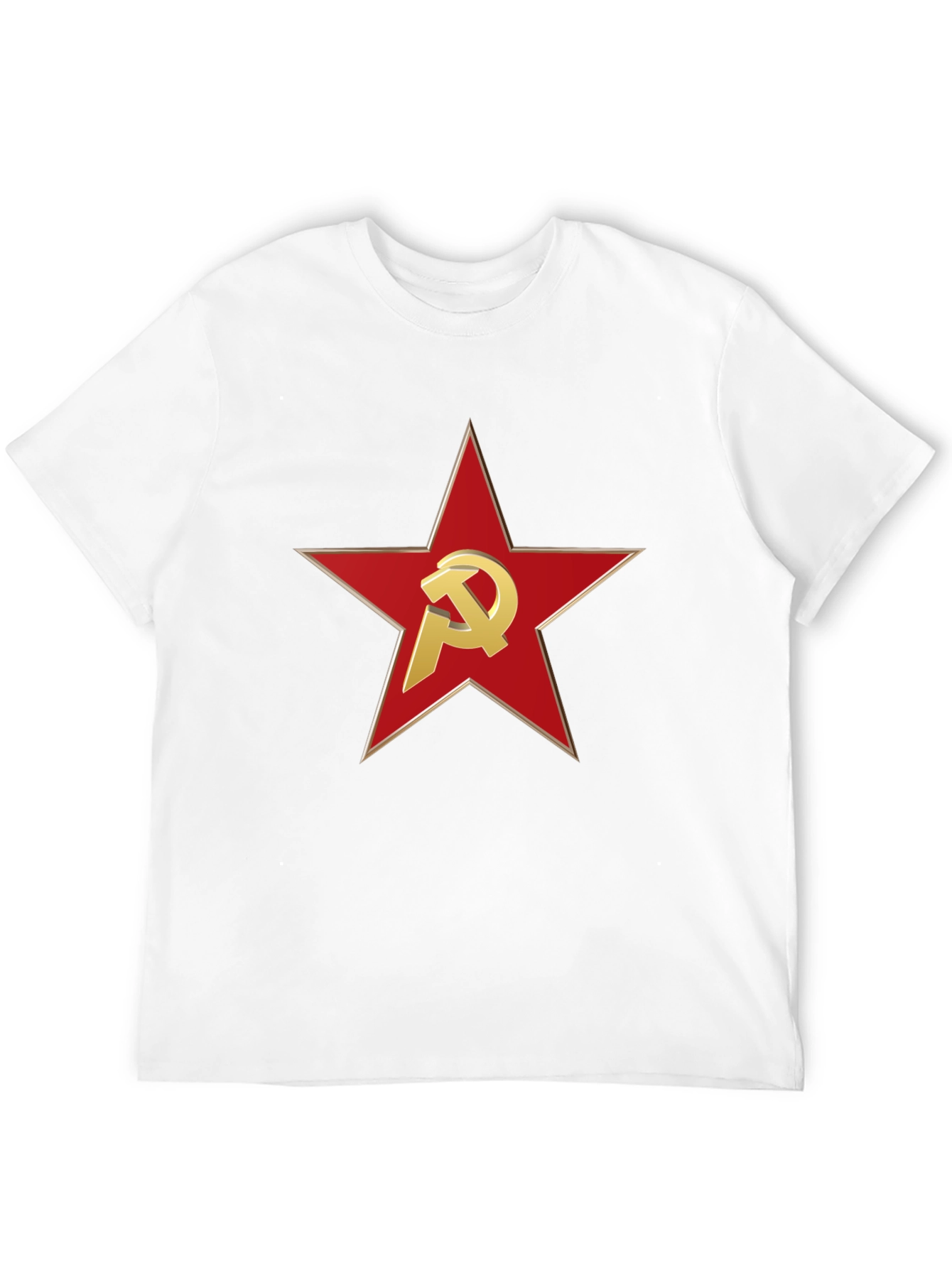 Hammer & Sickle Red Star Graphic T-Shirt