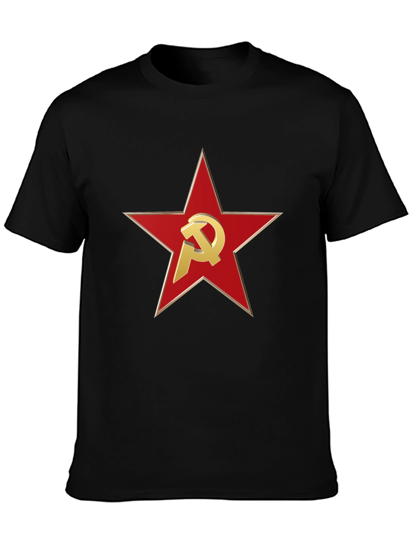 Hammer & Sickle Red Star Graphic T-Shirt