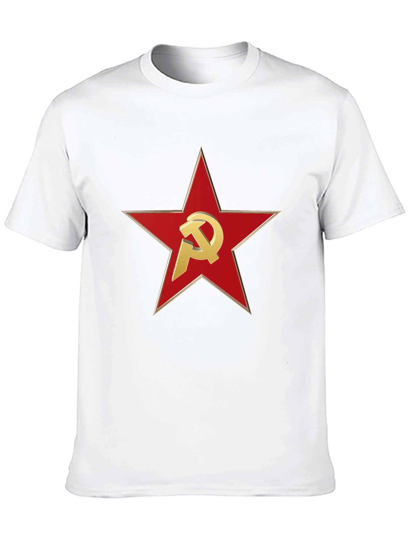 Hammer & Sickle Red Star Graphic T-Shirt