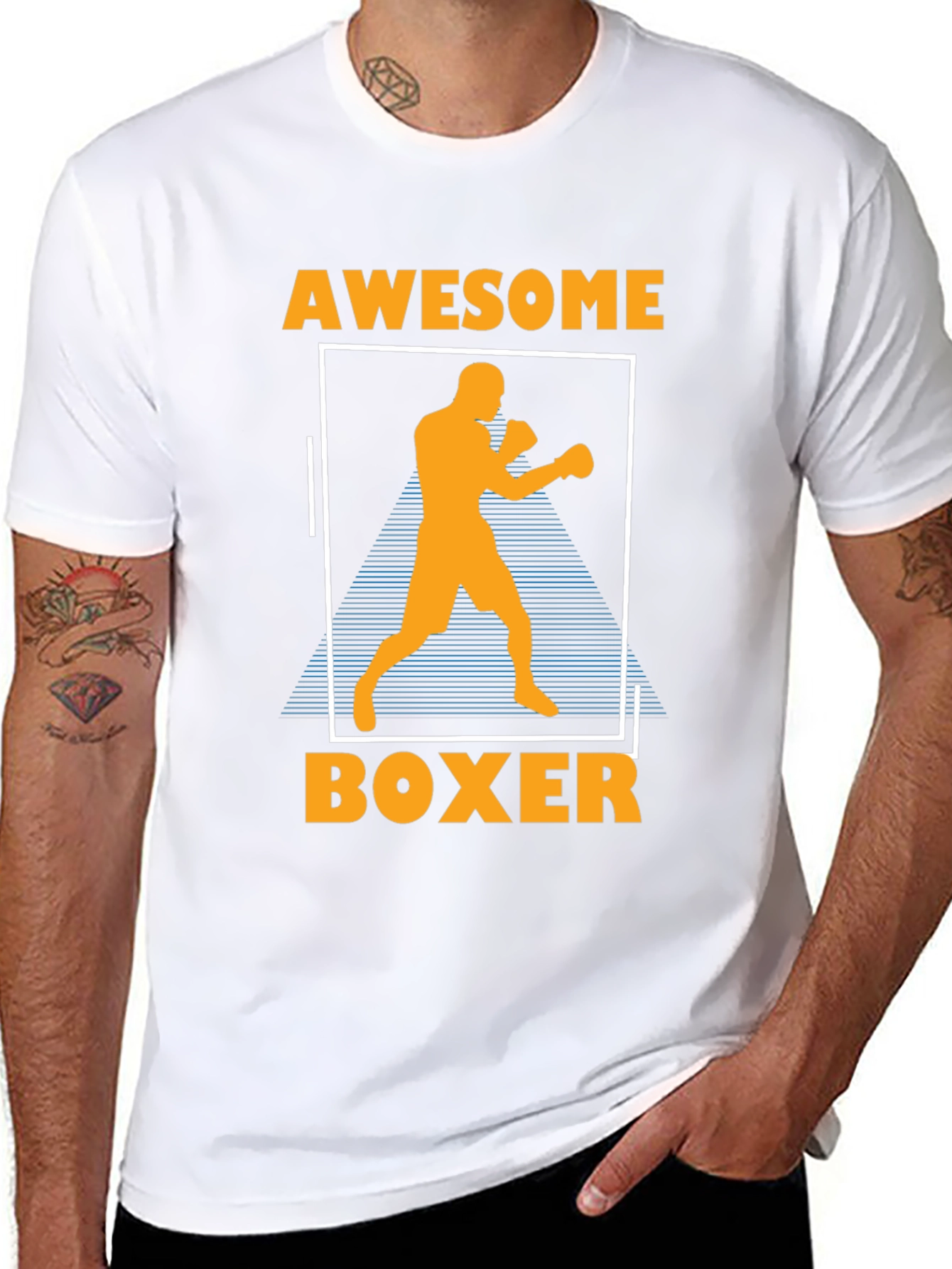 Awesome Boxer Graphic T-Shirt