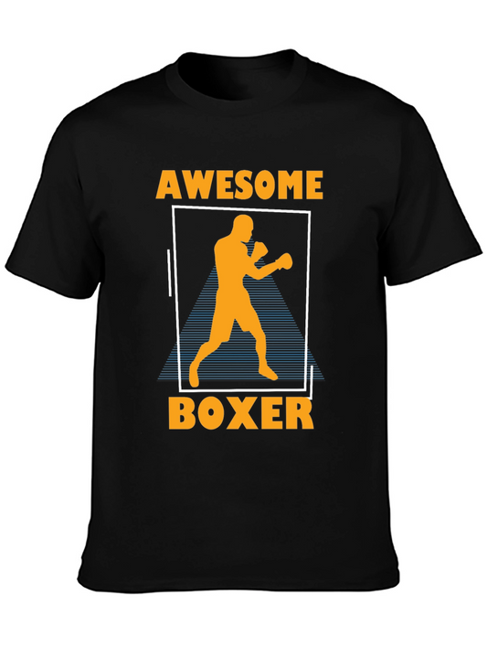 Awesome Boxer Graphic T-Shirt
