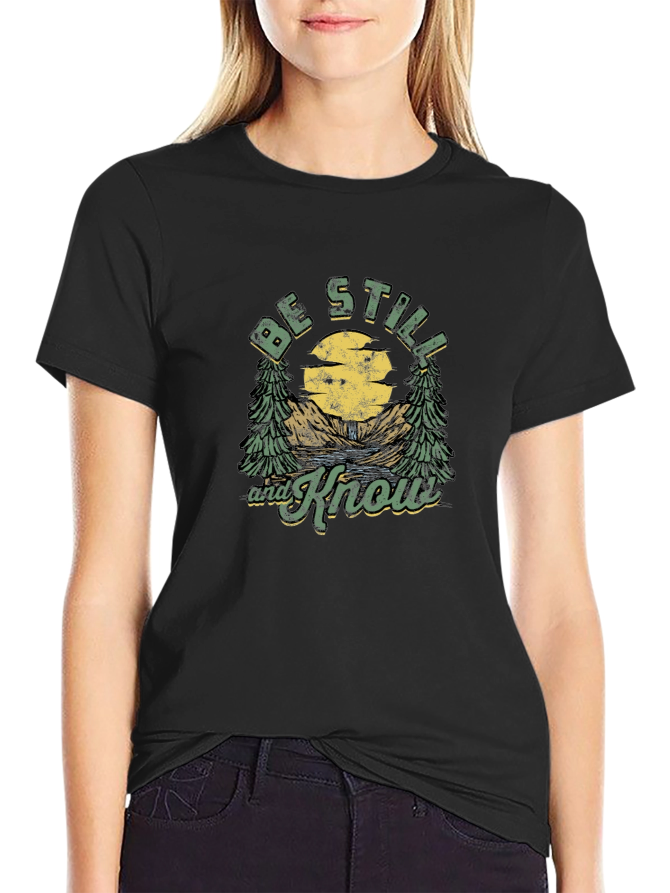 Be Still and Know T-Shirt - Nature Graphic Tee
