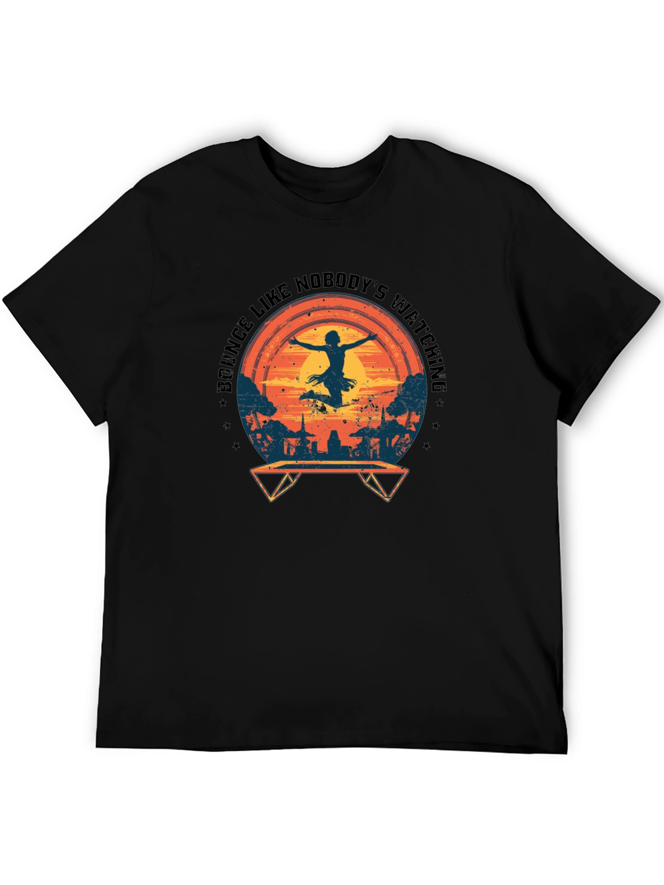 Bounce Like Nobodys Watching Black T-Shirt