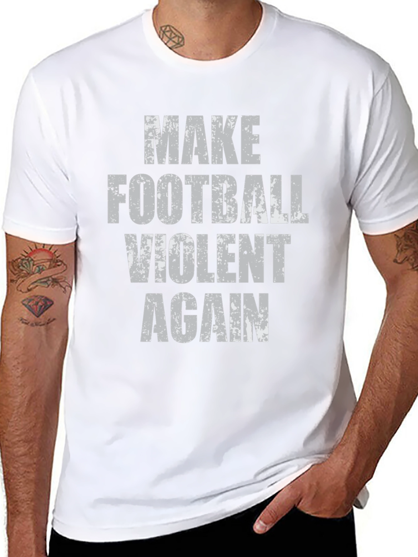 Make Football Violent Again Graphic T-Shirt