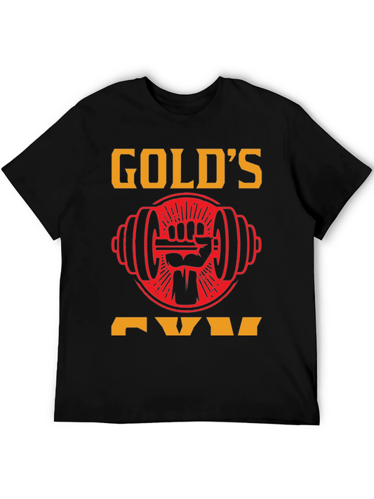 Golds Gym Black T-Shirt - Weightlifting Apparel