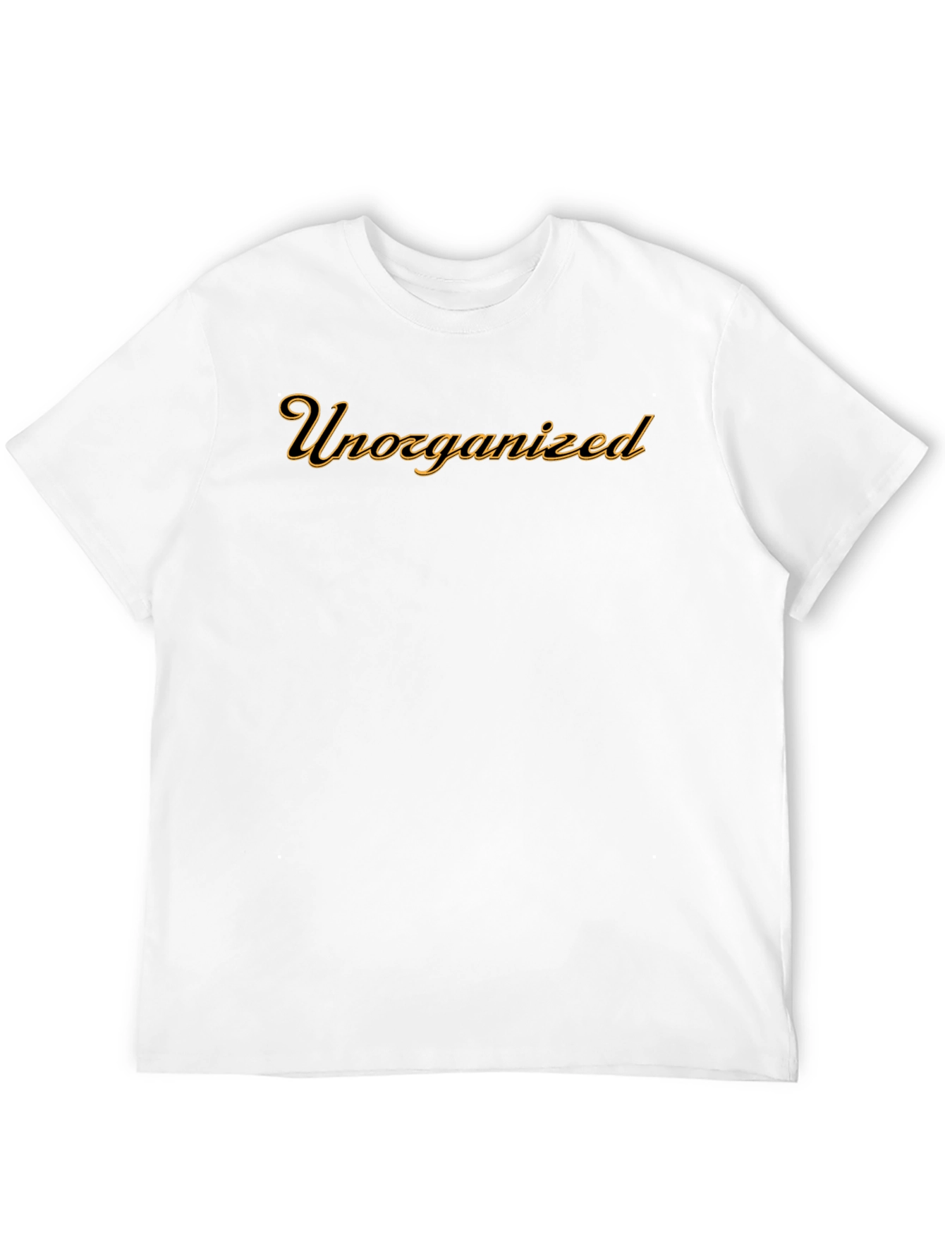 Unorganized Black Graphic Tee