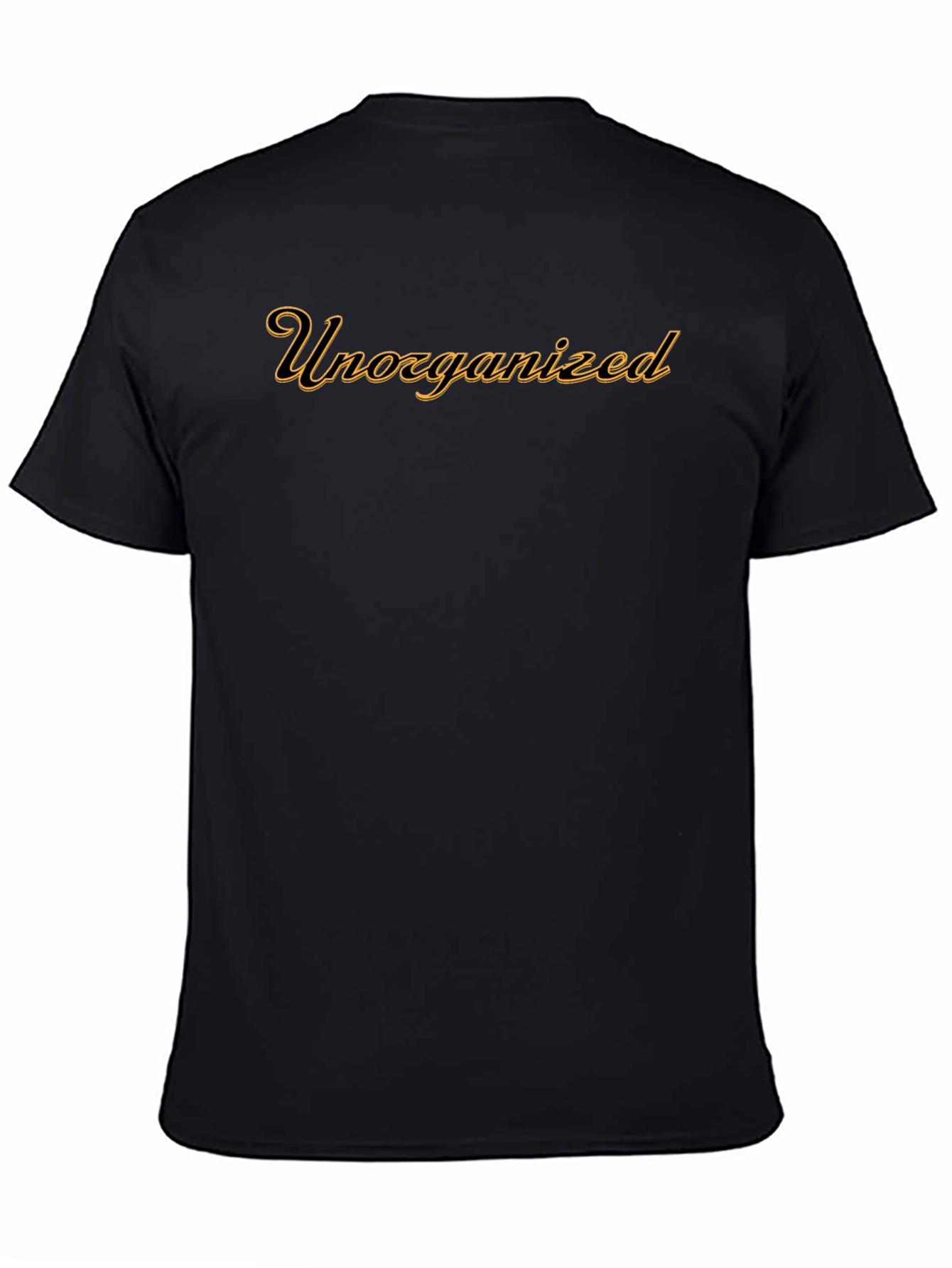 Unorganized Black Graphic Tee