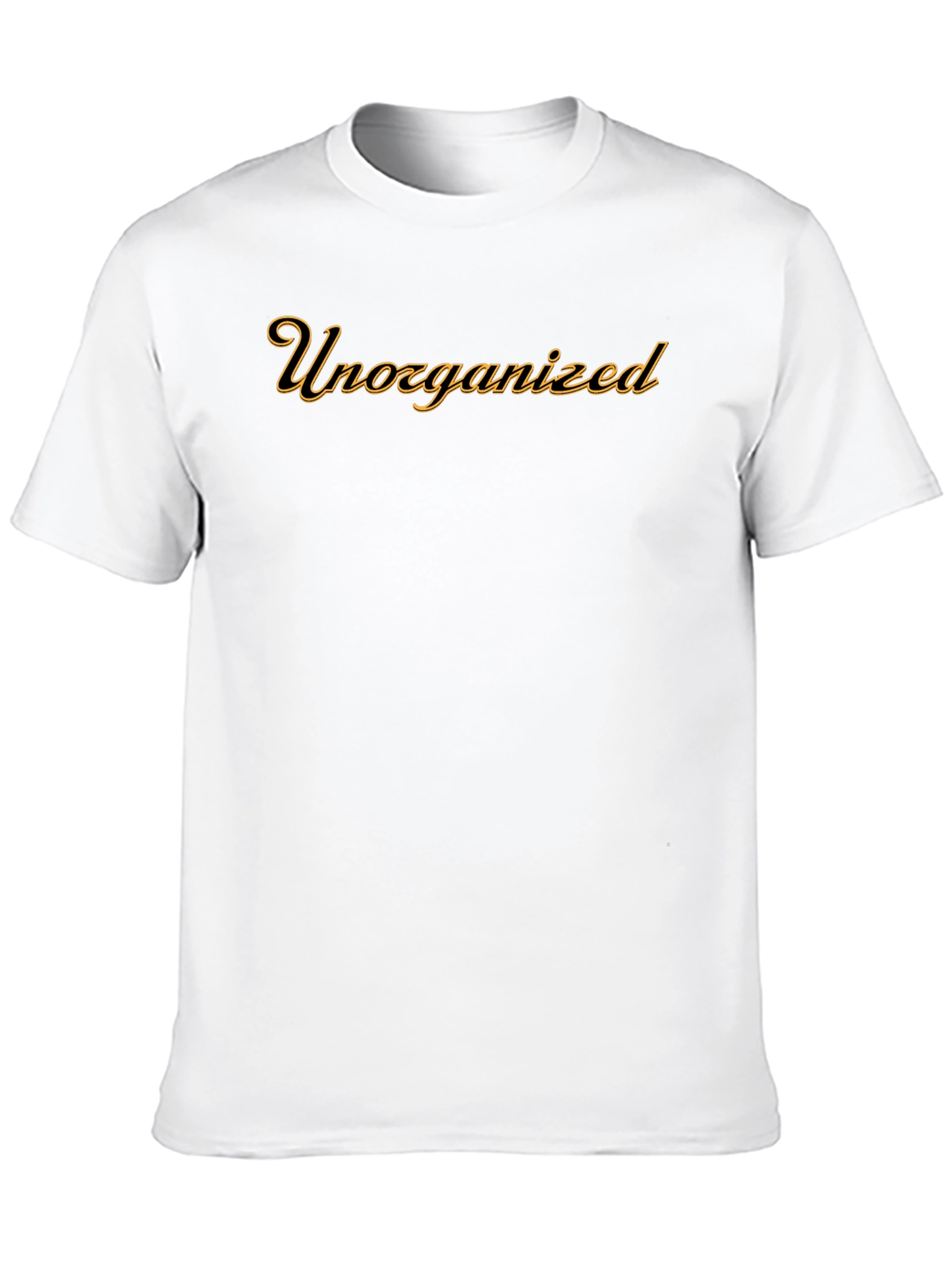 Unorganized Black Graphic Tee