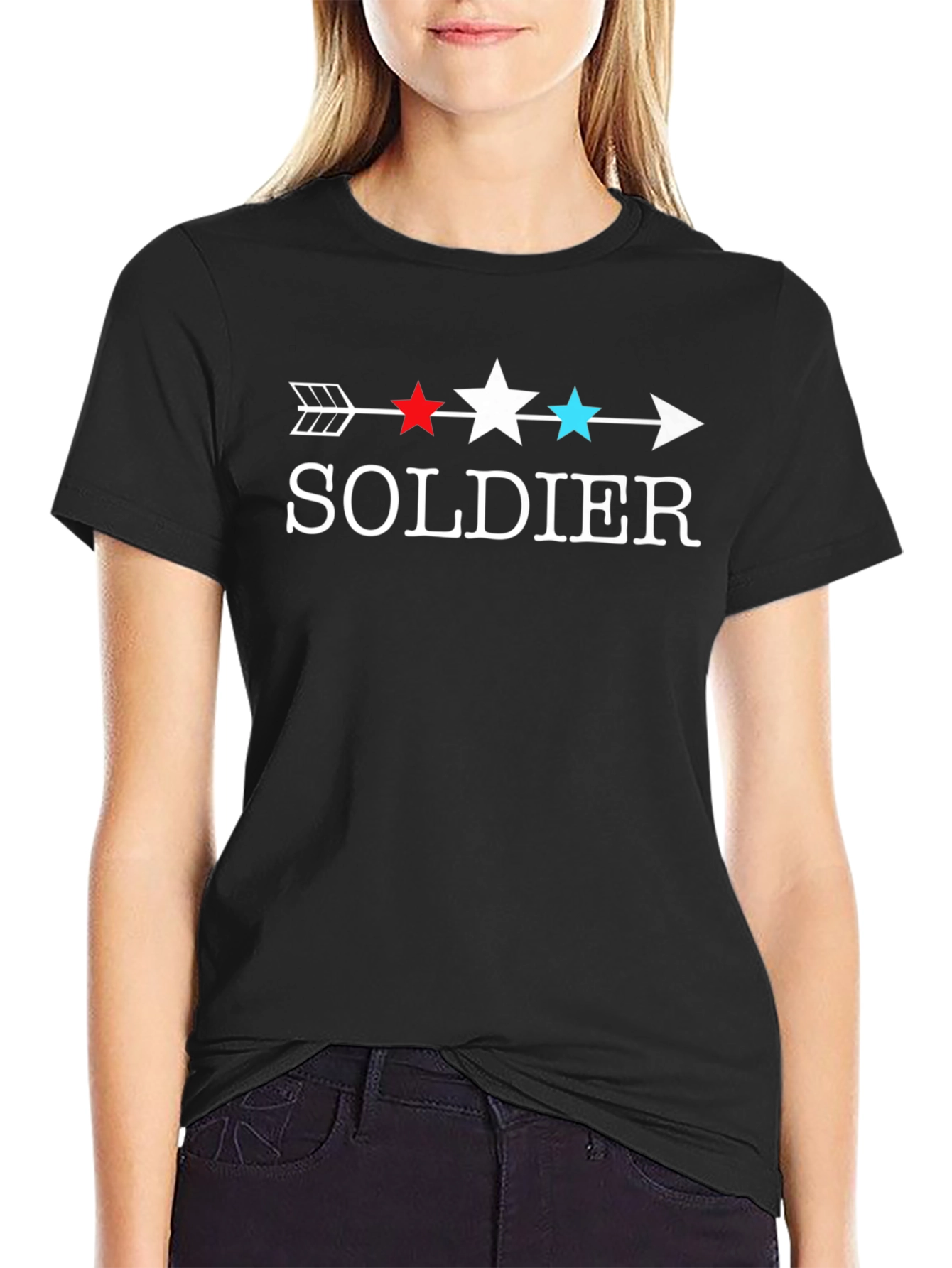 Soldier Arrow Star T-Shirt Patriotic