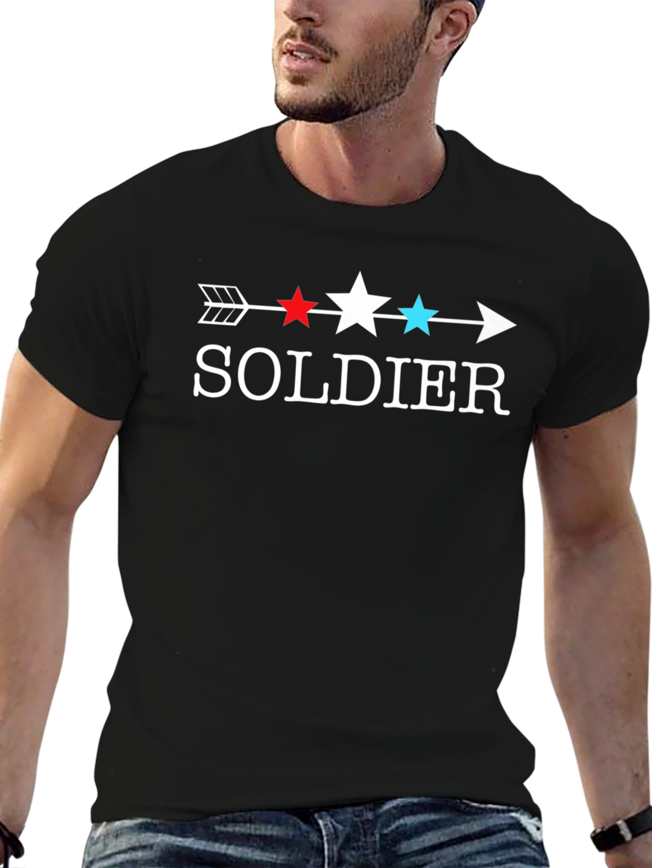 Soldier Arrow Star T-Shirt Patriotic