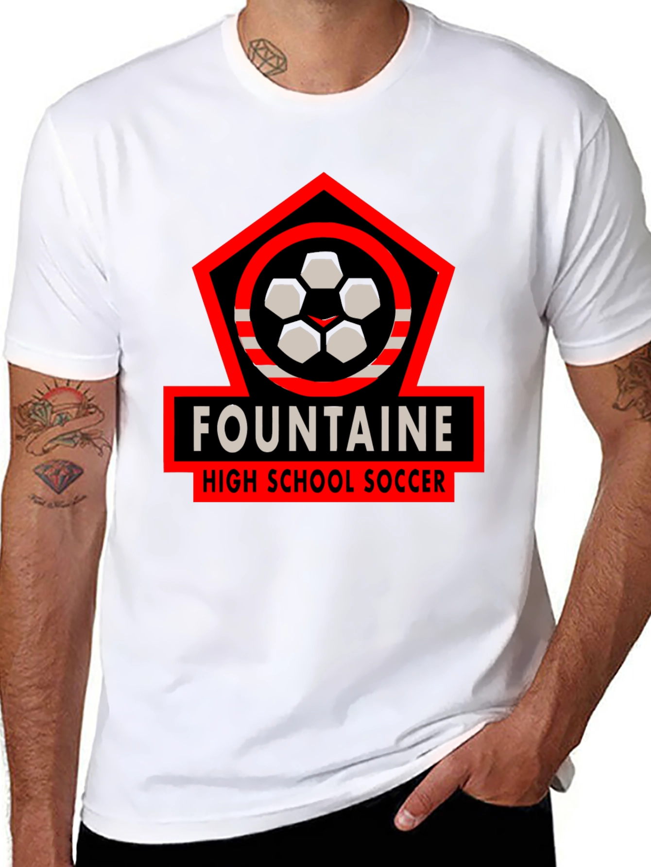 Fountaine High School Soccer Team T-Shirt